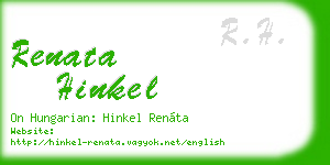 renata hinkel business card